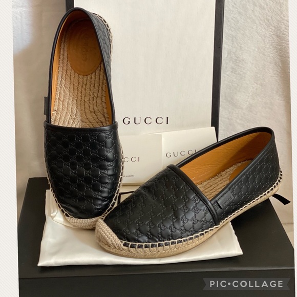 ✨SALE✨Like New!!!Gucci Leather Espadrilles - Picture 2 of 12